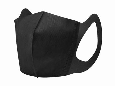 LAITEST 3D FACE MASK - ADULT (BLACK)