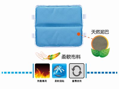 瑞斯 火山泥固定型深層熱敷墊 - 腰背用